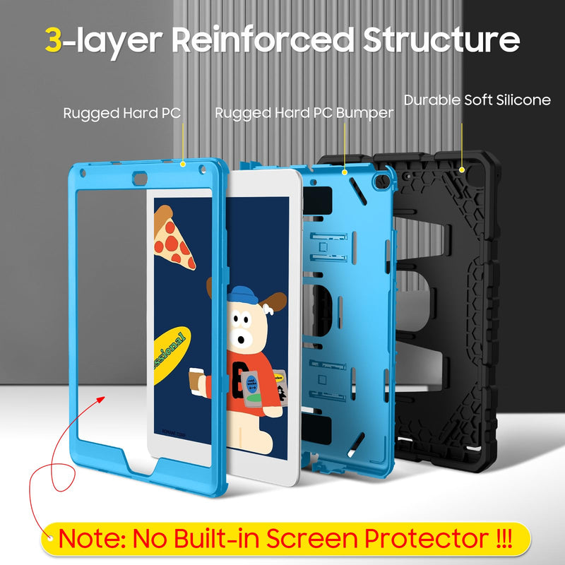 iPad 6th/5th Gen, iPad Air 2nd Gen Rugged Kickstand Case [3-Layer Protection] | Fintie