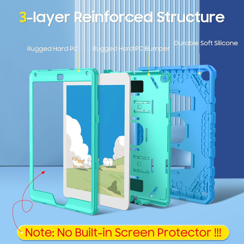 iPad 6th/5th Gen, iPad Air 2nd Gen Rugged Kickstand Case [3-Layer Protection] | Fintie