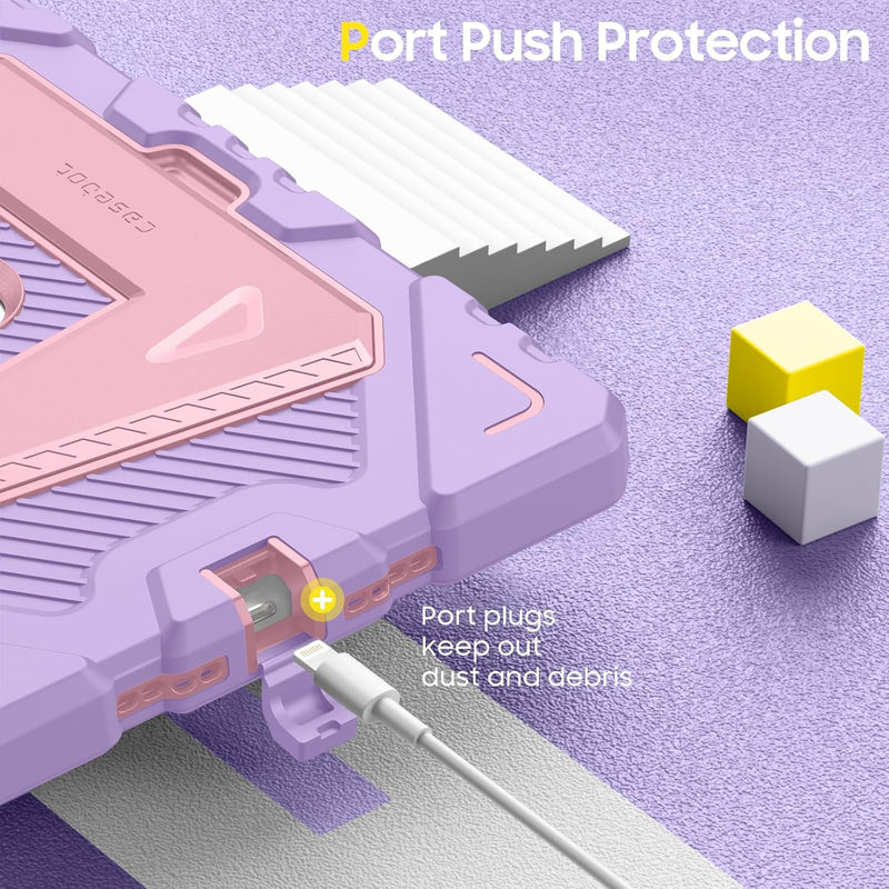 iPad 6th/5th Gen, iPad Air 2nd Gen Rugged Kickstand Case [3-Layer Protection] | Fintie