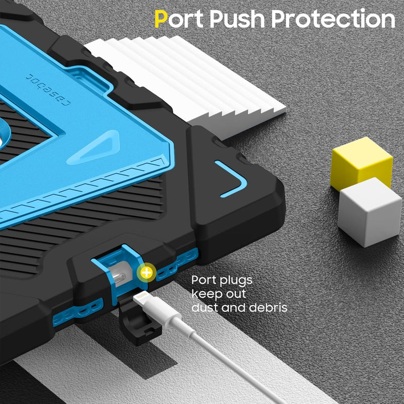 iPad 6th/5th Gen, iPad Air 2nd Gen Rugged Kickstand Case [3-Layer Protection] | Fintie