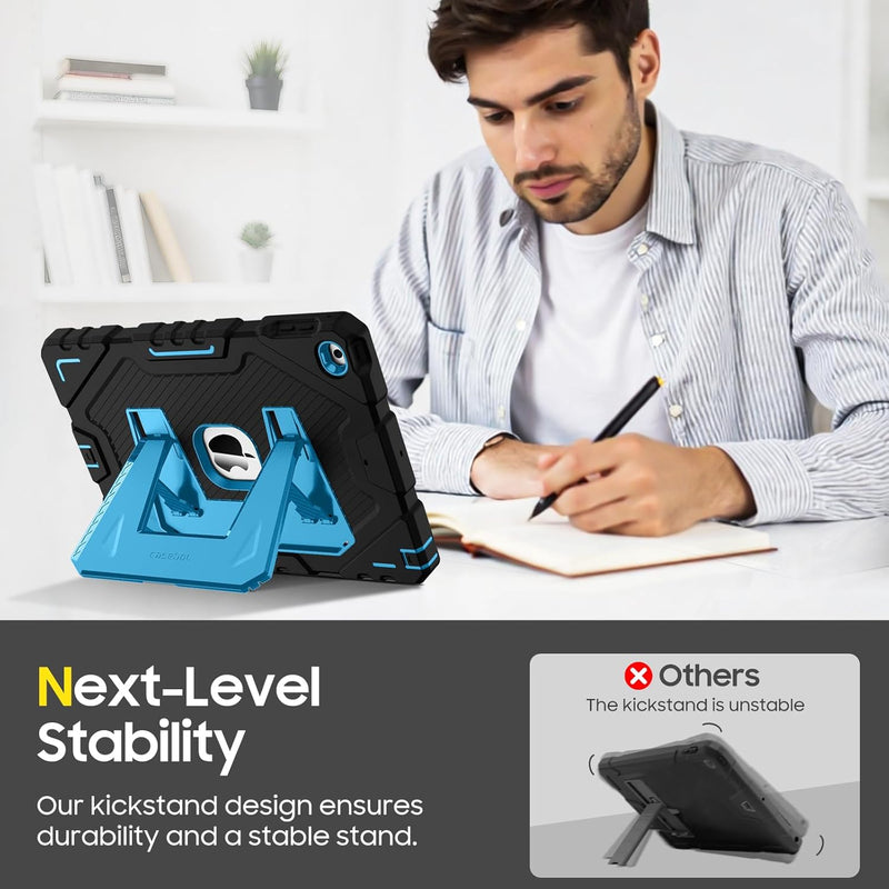 iPad 6th/5th Gen, iPad Air 2nd Gen Rugged Kickstand Case [3-Layer Protection] | Fintie