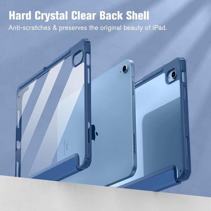 iPad 11th Gen A16 Chip 2025, iPad 10th Gen 10.9" 2022 Hybrid Slim Case w/ Pencil Holder | Fintie