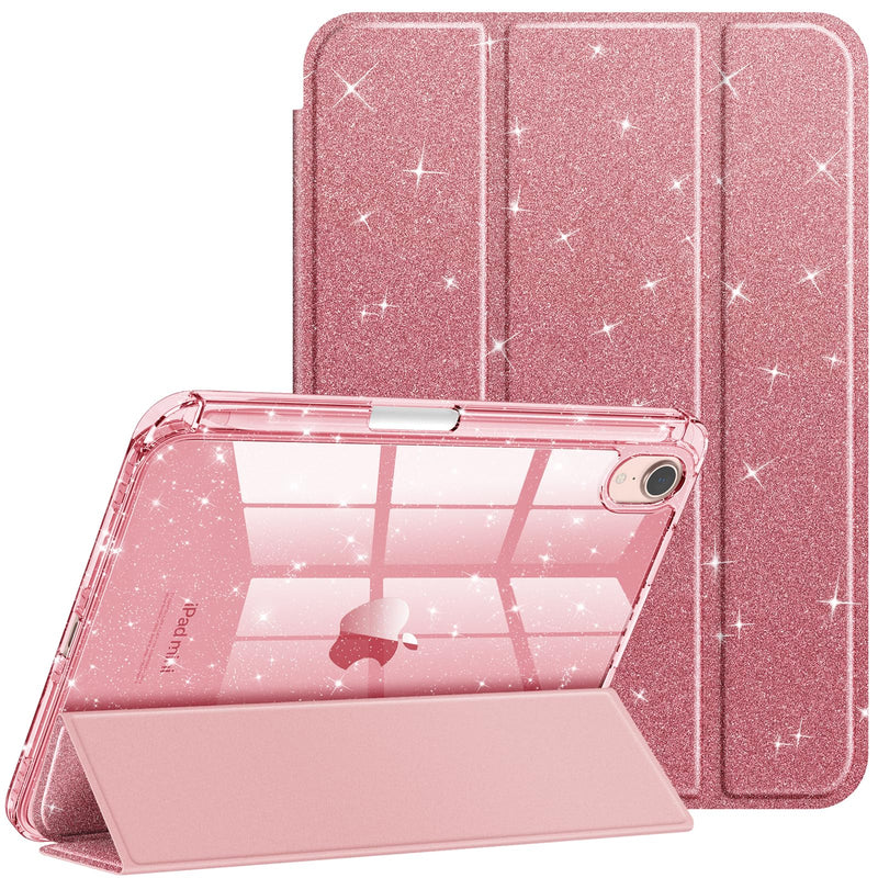 Glittering Slim Case for iPad Mini 7th Gen (A17 Pro)/iPad Mini 6th Gen 8.3" | Fintie