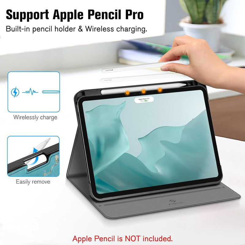 iPad Pro 11-Inch (M5/M4 Chip, 2025/2024) Slim Magnetic Stand Case | Fintie