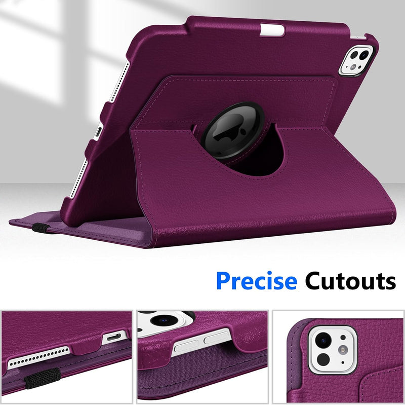 iPad Pro 11-inch 2024 (M4 chip) 360-Degree Swiveling Stand Case | Fintie