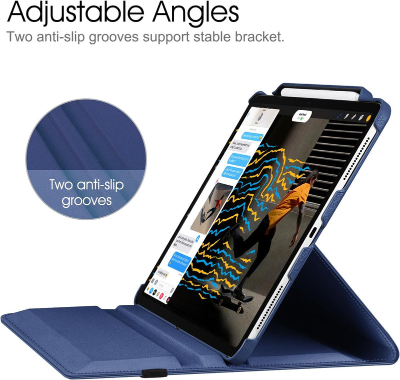 m4 ipad pro 13 case with deep grooves for stable stand