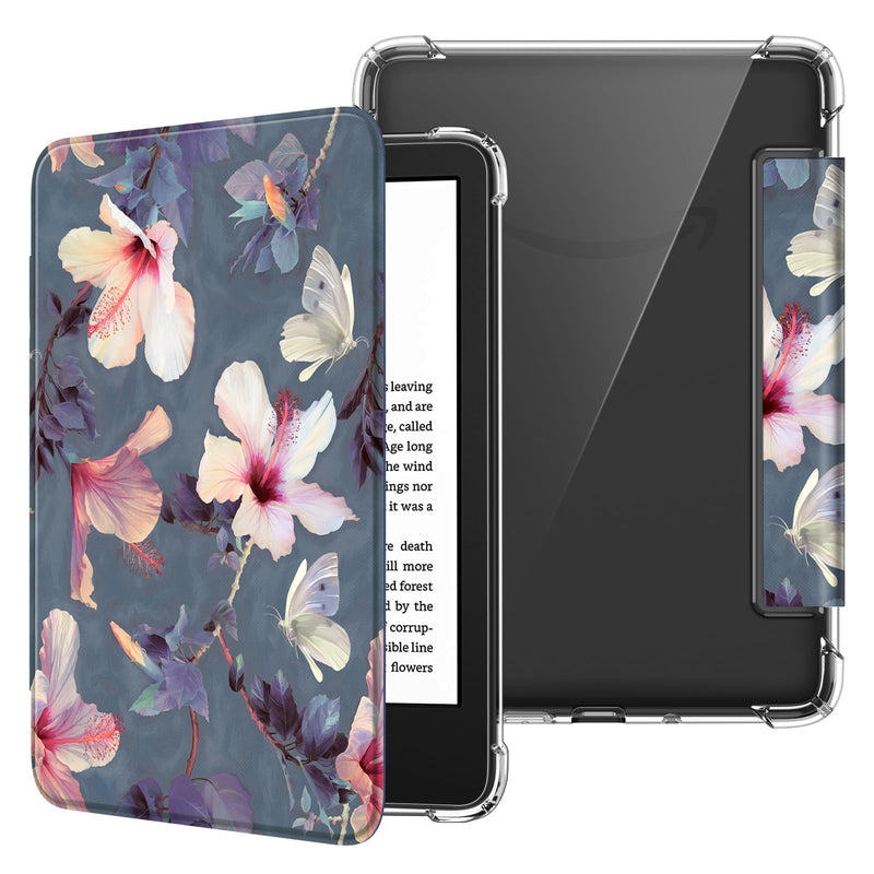Kindle 11th Gen (2024/2022) 6-Inch Slim Case w/Clear TPU Back Cover | Fintie