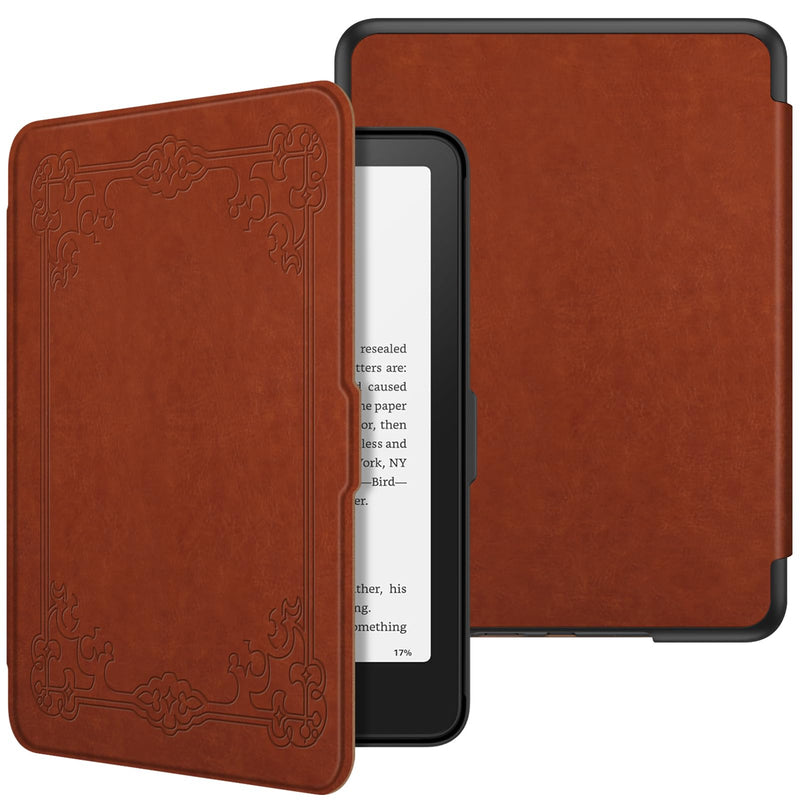 Kindle Paperwhite 7-Inch (12th Gen, 2024)/Kindle Colorsoft 2024 Slim PU Leather Case | Fintie