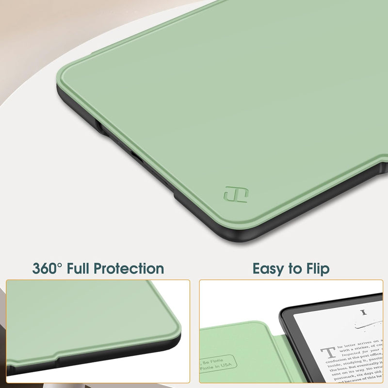 Kindle Paperwhite 7-Inch (12th Gen, 2024)/Kindle Colorsoft 2024 Slim PU Leather Case | Fintie