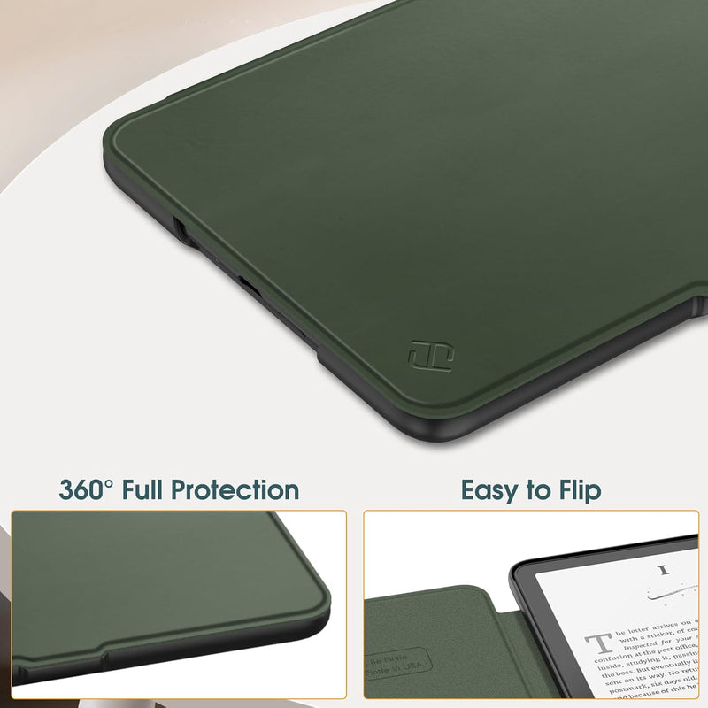 Kindle Paperwhite 7-Inch (12th Gen, 2024)/Kindle Colorsoft 2024 Slim PU Leather Case | Fintie