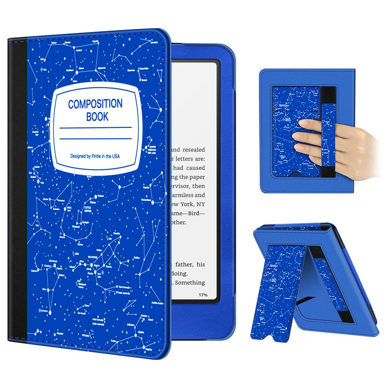 Kindle Paperwhite/Kindle Colorsoft 7" (12th Gen, 2024) Vegan Leather Sleeve Case with Stand and Handstrap | Fintie