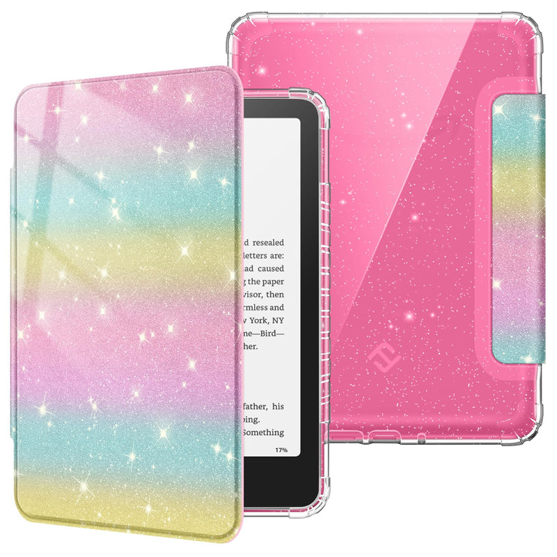 Kindle Paperwhite 7-inch (2024)/Kindle Colorsoft 2024 Slim Case with Clear Soft TPU Back | Fintie