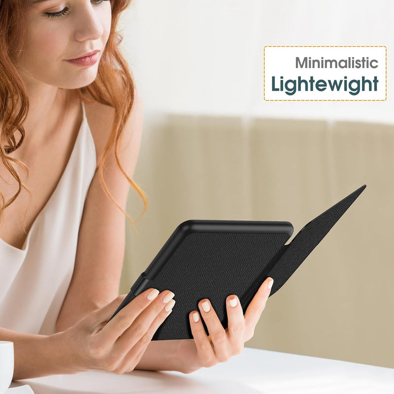 Kindle Paperwhite 7-Inch (12th Gen, 2024)/Kindle Colorsoft 2024 Slim PU Leather Case | Fintie
