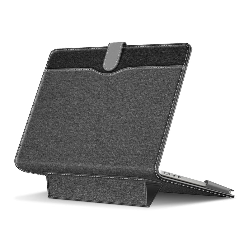 Fintie Sleeve Case for MacBook Air 13-inch (2018-2025) /MacBook Pro 13", Folio Book Cover with Stand Feature