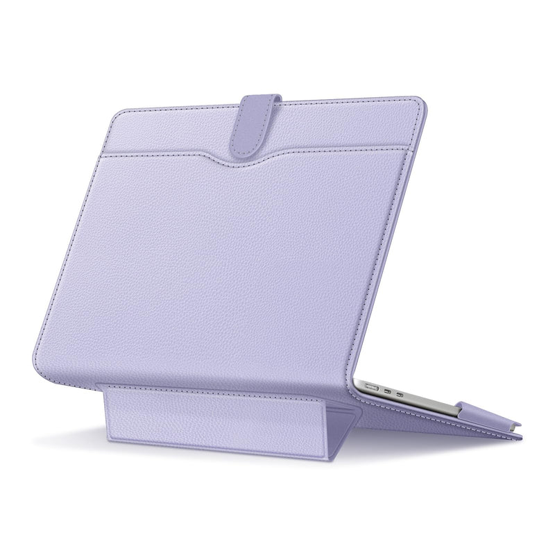 Fintie Sleeve Case for MacBook Air 13-inch (2018-2025) /MacBook Pro 13", Folio Book Cover with Stand Feature