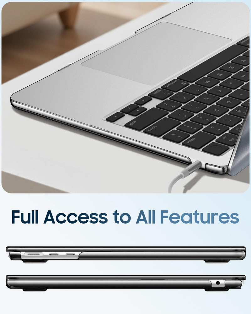 MacBook Air 13.6" M4/M3/M2 Chip (Model A3240/A3113/A2681, 2025/2024/2022) Hard Shell Case | Fintie