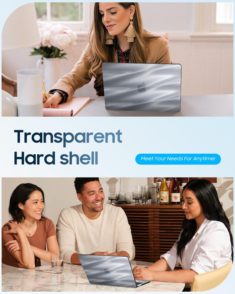 MacBook Air 13.6" M4/M3/M2 Chip (Model A3240/A3113/A2681, 2025/2024/2022) Hard Shell Case | Fintie