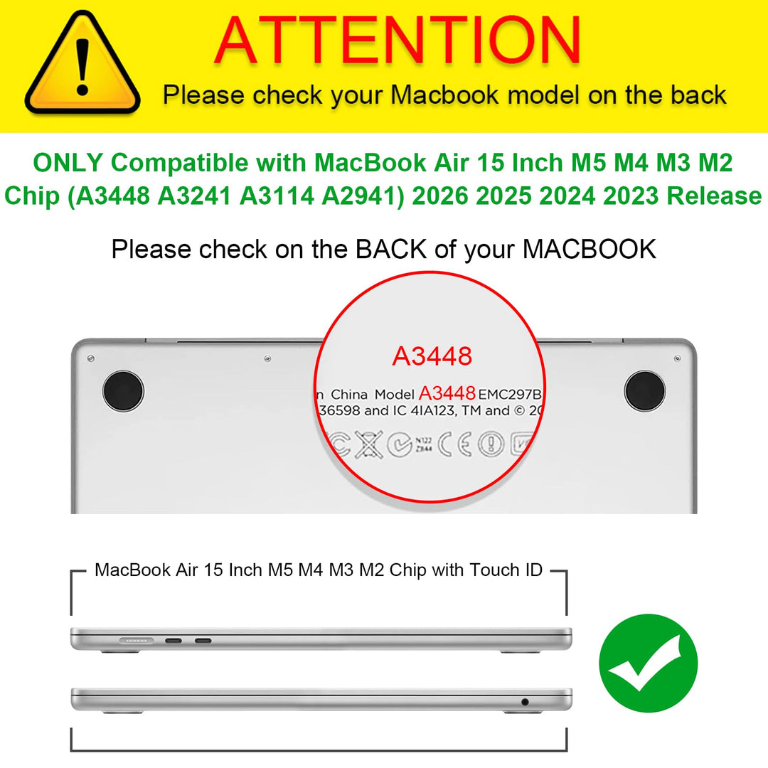 MacBook Air 15 Inch M5/M4/M3/M2 Chip (A3448/A3241/A3114/A2941