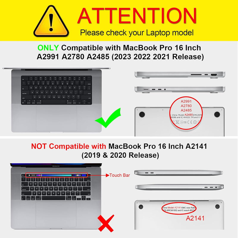 MacBook Pro 16-Inch (2023/2021) Snap On Case | Fintie
