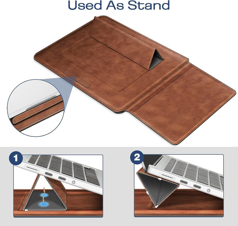 MacBook Air 13.6 M4/M3/M2 Chip (A3240/A3113/A2681) / MacBook Pro 14 M4/M3/M2/M1 Chip Sleeve Case | Fintie
