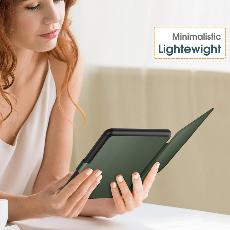 Kindle Paperwhite 7-Inch (12th Gen, 2024)/Kindle Colorsoft 2024 Slim PU Leather Case | Fintie