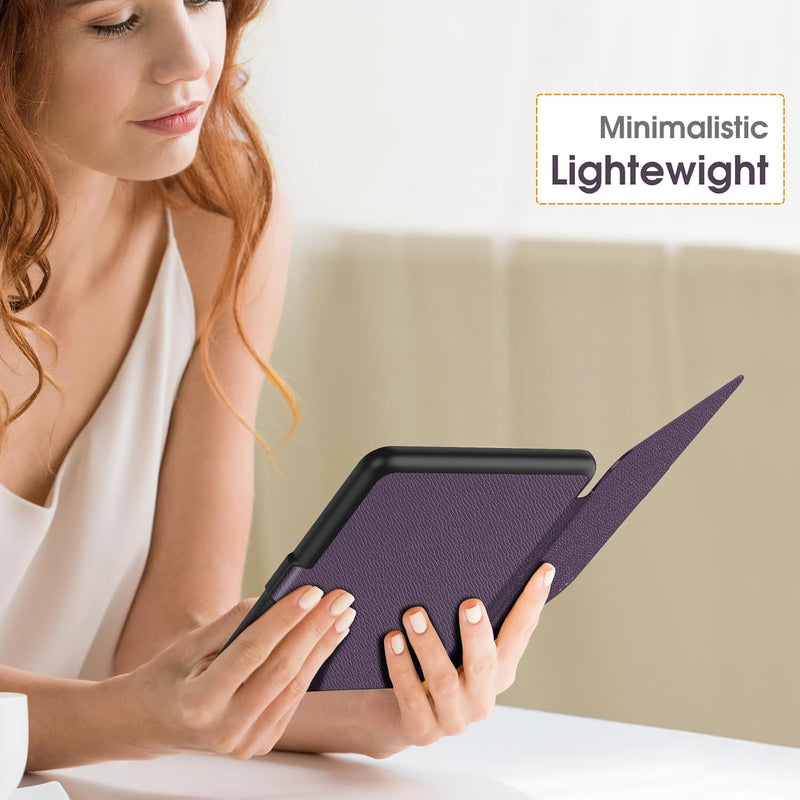 Kindle Paperwhite 7-Inch (12th Gen, 2024)/Kindle Colorsoft 2024 Slim PU Leather Case | Fintie