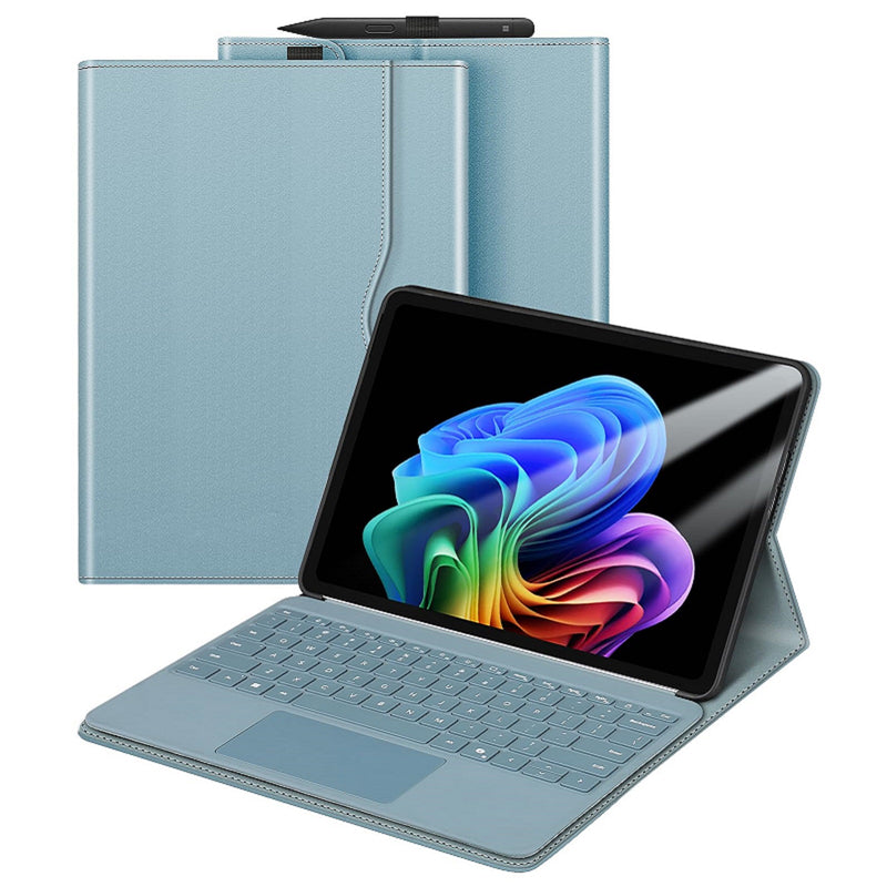 Surface Pro 12" (1st Edition, 2025) Multi-Angle Stand Case with TPU Back Cover & Stylus Holder | Fintie