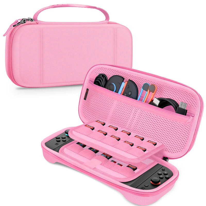 FINTIE Carrying Case for Nintendo Switch 2 (2025), Gaming Travel Bag with 19 Game Card Slots