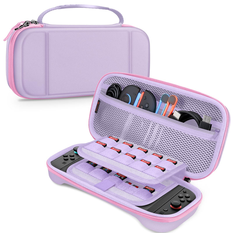FINTIE Carrying Case for Nintendo Switch 2 (2025), Gaming Travel Bag with 19 Game Card Slots