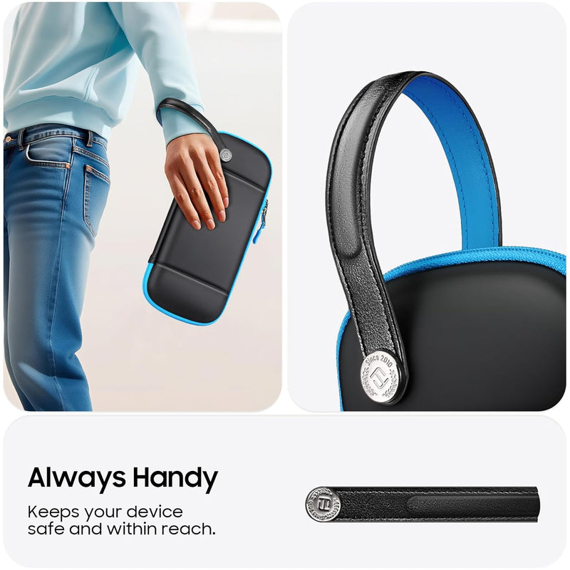 Nintendo Switch 2 (2025) Slim Carrying Case, Hard Shell Protective Case w/10 Game Card Slots | Fintie