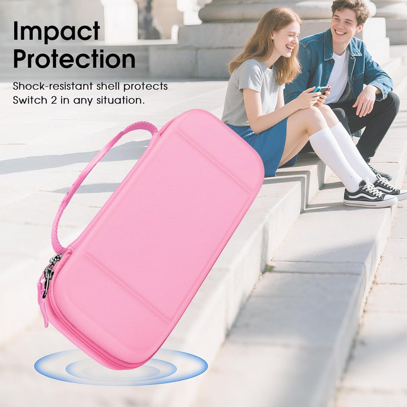 FINTIE Carrying Case for Nintendo Switch 2 (2025), Gaming Travel Bag with 19 Game Card Slots