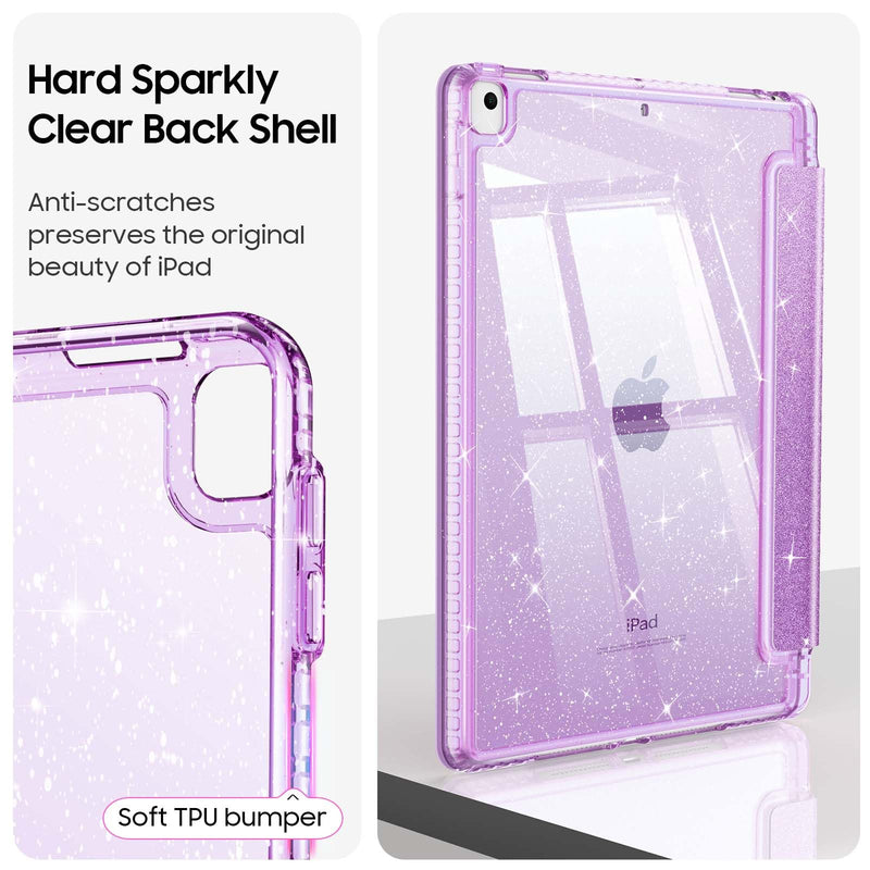 Slim Glittering Case for iPad 9th Gen, iPad 8th/7th Gen (10.2-inch) | Fintie