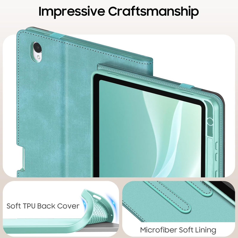 Galaxy Tab S11 5G (SM-X730/SM-X736B) 2025 Multi-Angle Viewing Case with Soft TPU Back | Fintie