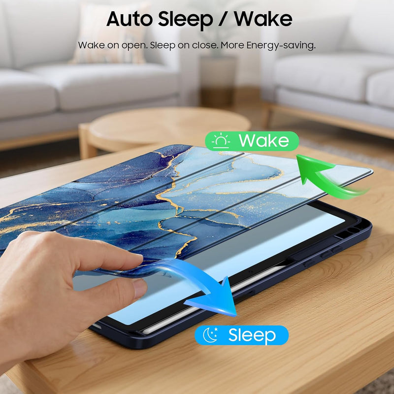 Galaxy Tab S11 5G 11-inch (2025) Hybrid Slim Case with Clear Back | Fintie