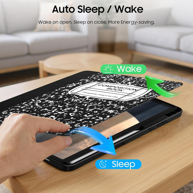 Galaxy Tab S11 5G 11-inch (2025) Hybrid Slim Case with Clear Back | Fintie