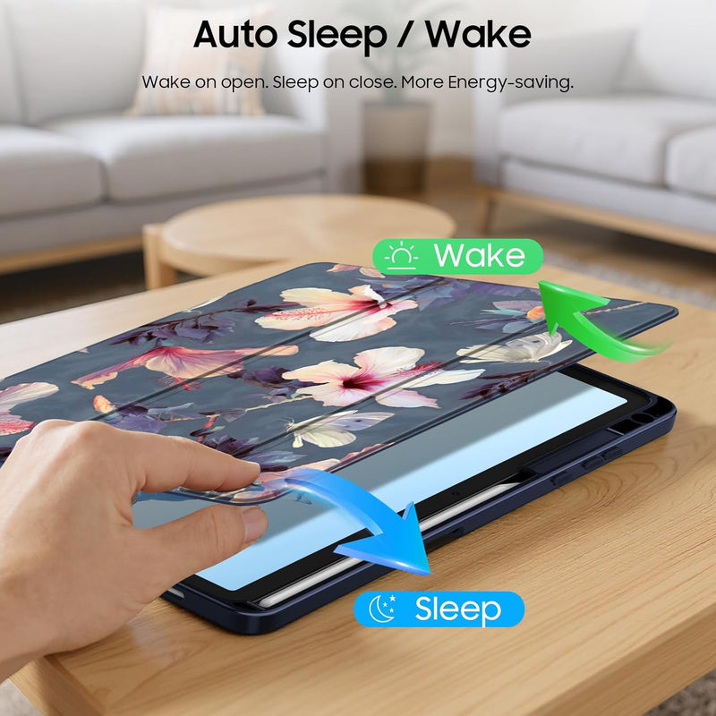 Galaxy Tab S11 5G 11-inch (2025) Hybrid Slim Case with Clear Back | Fintie