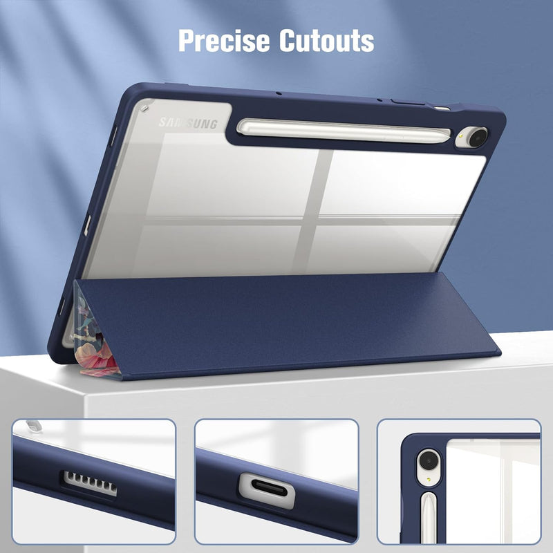 Galaxy Tab S10 FE/Tab S9 FE 10.9"/Tab S9 11" Hybrid Slim Case w/ Pencil Holder | Fintie