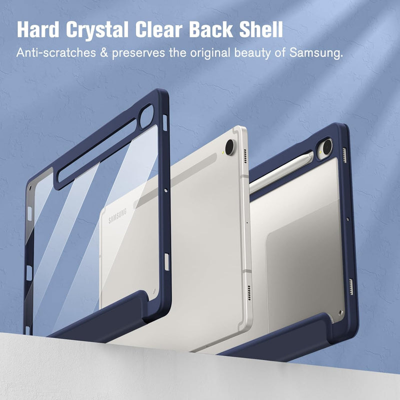 Galaxy Tab S10 FE/Tab S9 FE 10.9"/Tab S9 11" Hybrid Slim Case w/ Pencil Holder | Fintie