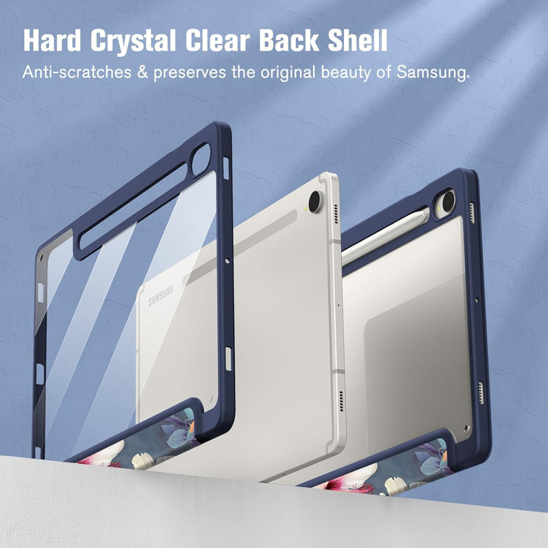 Galaxy Tab S10 FE/Tab S9 FE 10.9"/Tab S9 11" Hybrid Slim Case w/ Pencil Holder | Fintie