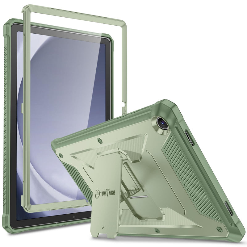 Galaxy Tab A9 Plus 11" Rugged Tuatara Kickstand Case w/ Screen Protector | Fintie