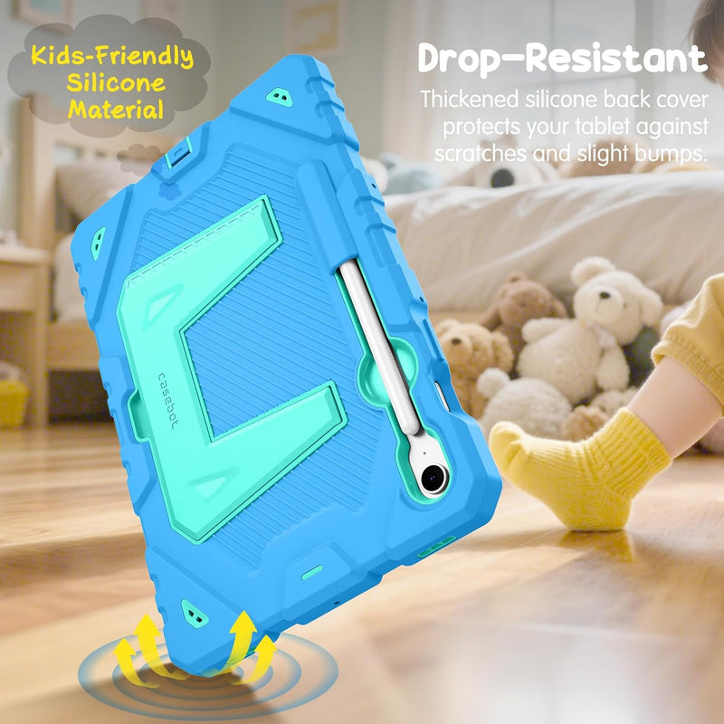 Galaxy Tab S10 Lite 2025/Tab S10 FE 5G 2025/Tab S9 FE 5G/Tab S9 11-inch Kid-Friendly Case with Kickstand | Fintie
