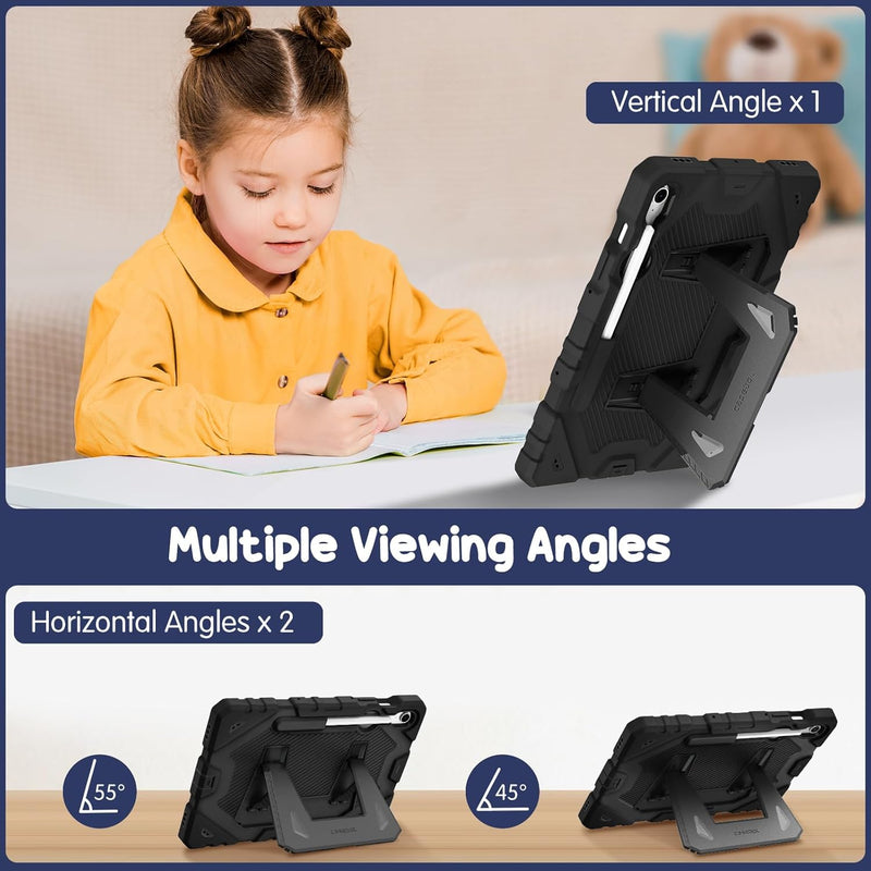 Galaxy Tab S10 Lite 2025/Tab S10 FE 5G 2025/Tab S9 FE 5G/Tab S9 11-inch Kid-Friendly Case with Kickstand | Fintie
