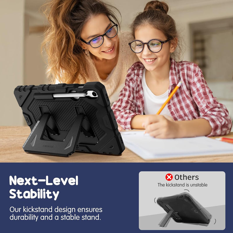 Galaxy Tab S10 Lite 2025/Tab S10 FE 5G 2025/Tab S9 FE 5G/Tab S9 11-inch Kid-Friendly Case with Kickstand | Fintie