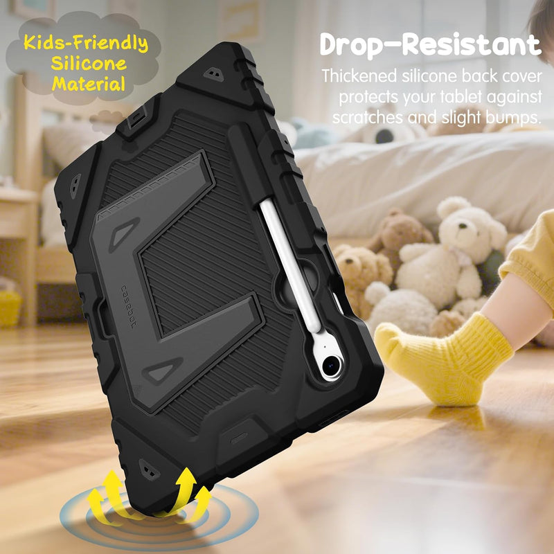 Galaxy Tab S10 Lite 2025/Tab S10 FE 5G 2025/Tab S9 FE 5G/Tab S9 11-inch Kid-Friendly Case with Kickstand | Fintie