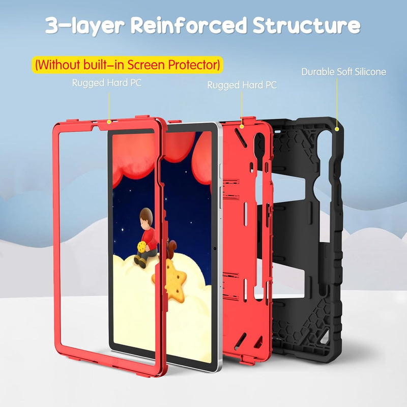 Galaxy Tab S10 Lite 2025/Tab S10 FE 5G 2025/Tab S9 FE 5G/Tab S9 11-inch Kid-Friendly Case with Kickstand | Fintie