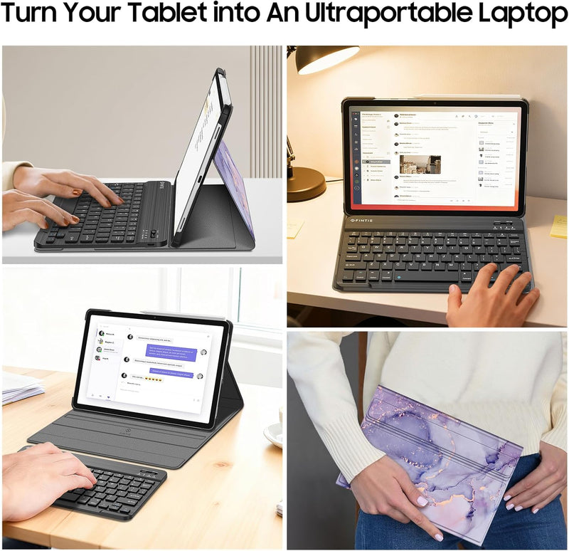 Keyboard Case for Samsung Galaxy Tab S11 5G 11" 2025 (SM-X730/SM-X736B) | Fintie