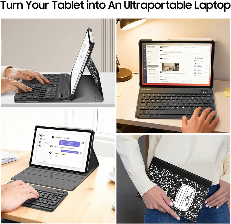 Keyboard Case for Samsung Galaxy Tab S11 5G 11" 2025 (SM-X730/SM-X736B) | Fintie