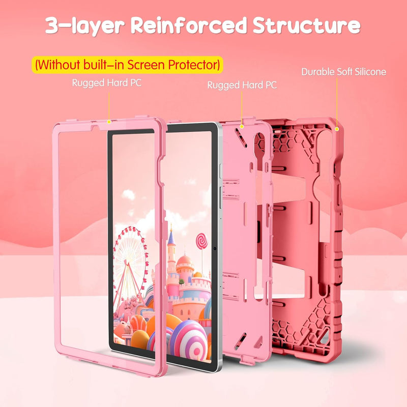 Galaxy Tab S10 Lite 2025/Tab S10 FE 5G 2025/Tab S9 FE 5G/Tab S9 11-inch Kid-Friendly Case with Kickstand | Fintie