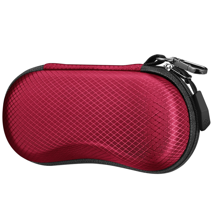 Hard EVA Case for Sunglasses/Sports Glasses w/Carabiner | Fintie