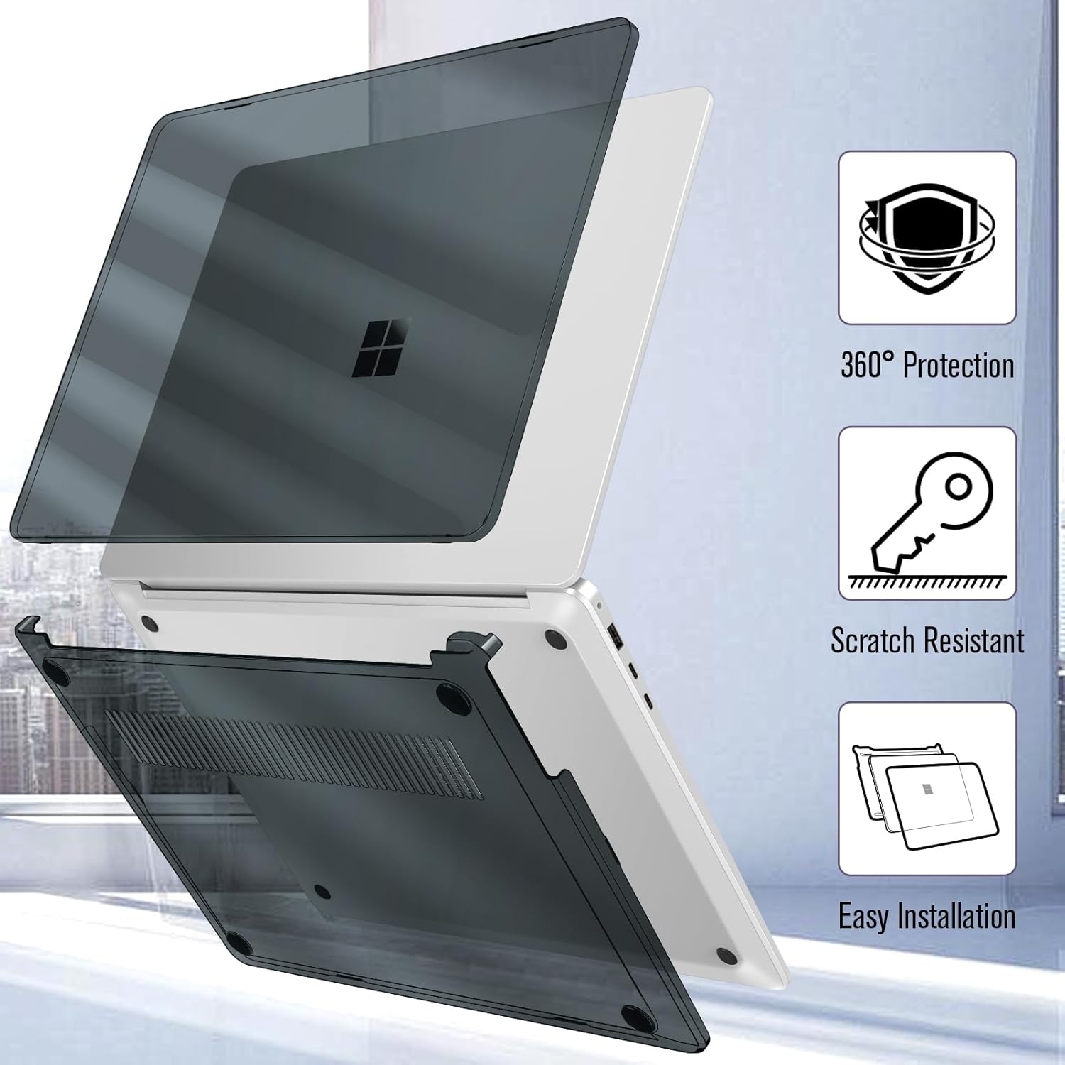 mCover Hoesje ALLEEN compatibel voor 2024 15 inch Microsoft Surface mCover Hoesje ALLEEN compatibel voor 2024 15 inch Microsoft Surface